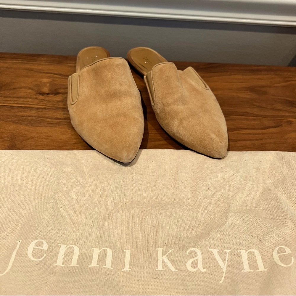 Jenni Kayne Tan Suede Mule Slides